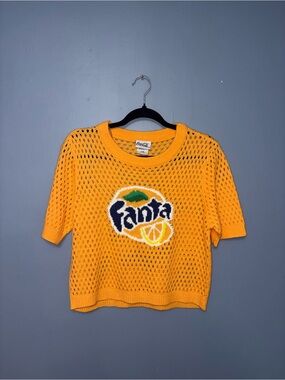 Coca Cola | Orange Mesh Fanta T-Shirt (NWOT)